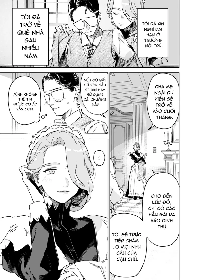 Lần đầu của cô bảo mẫu Isabella ~ Nếu cậu muốn, hãy thụ thai cho tôi nhé ~ - Trang 5