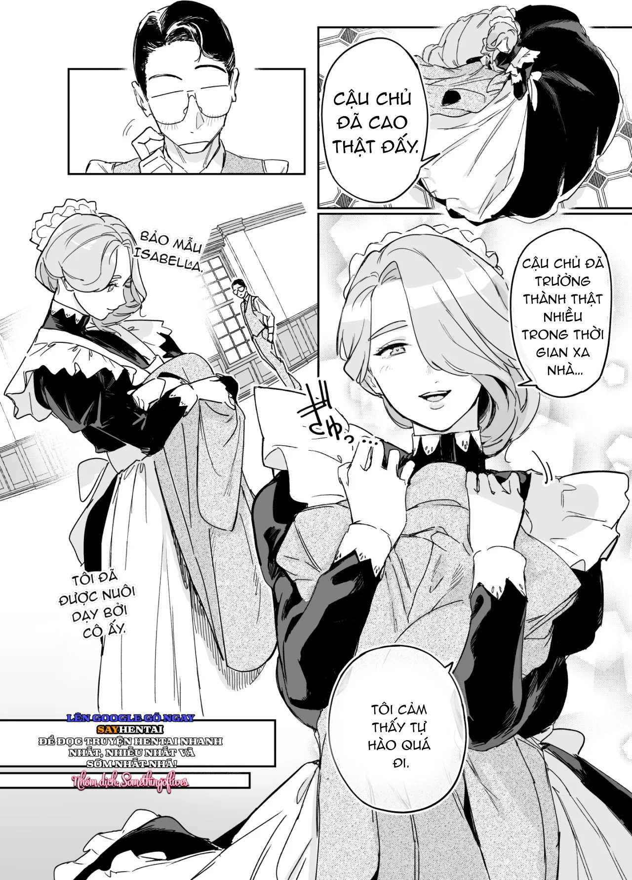 Lần đầu của cô bảo mẫu Isabella ~ Nếu cậu muốn, hãy thụ thai cho tôi nhé ~ - Trang 6