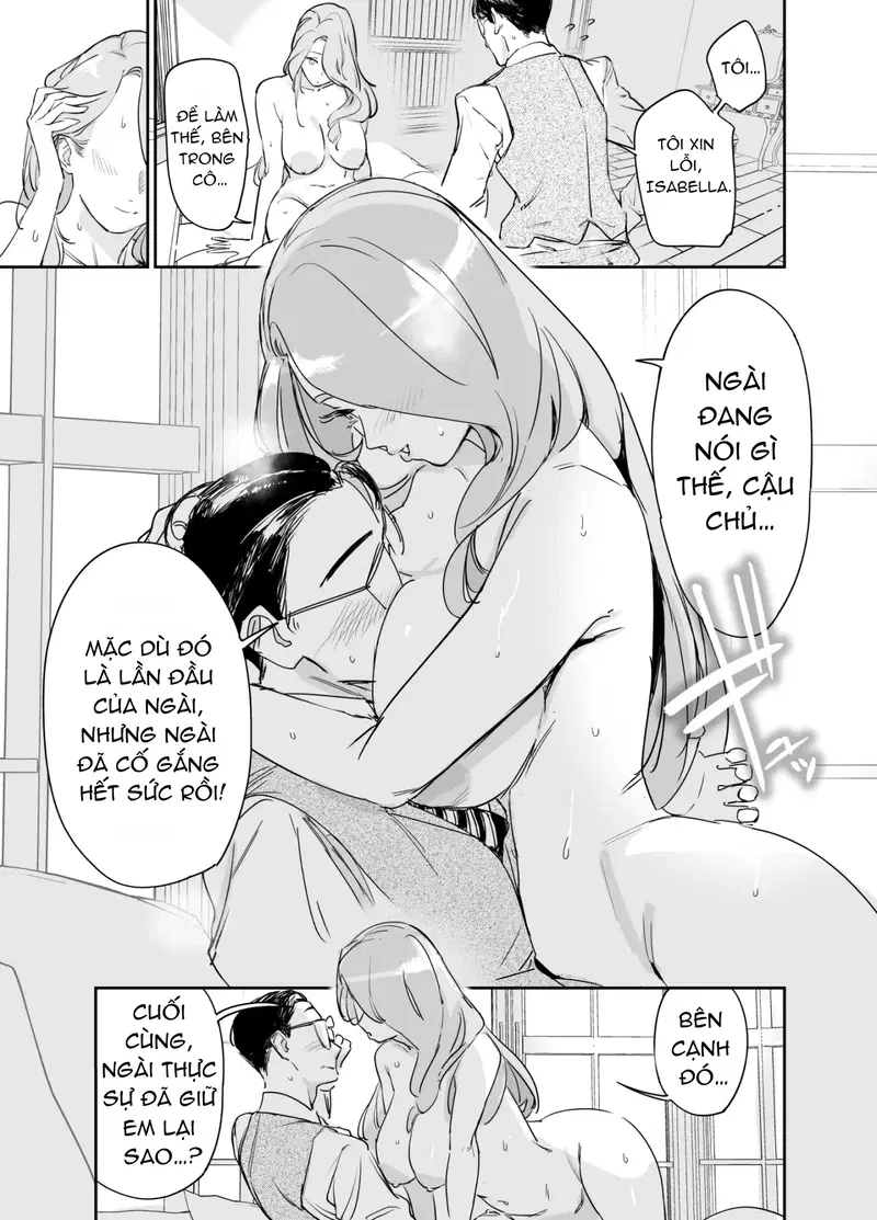Lần đầu của cô bảo mẫu Isabella ~ Nếu cậu muốn, hãy thụ thai cho tôi nhé ~ - Trang 19