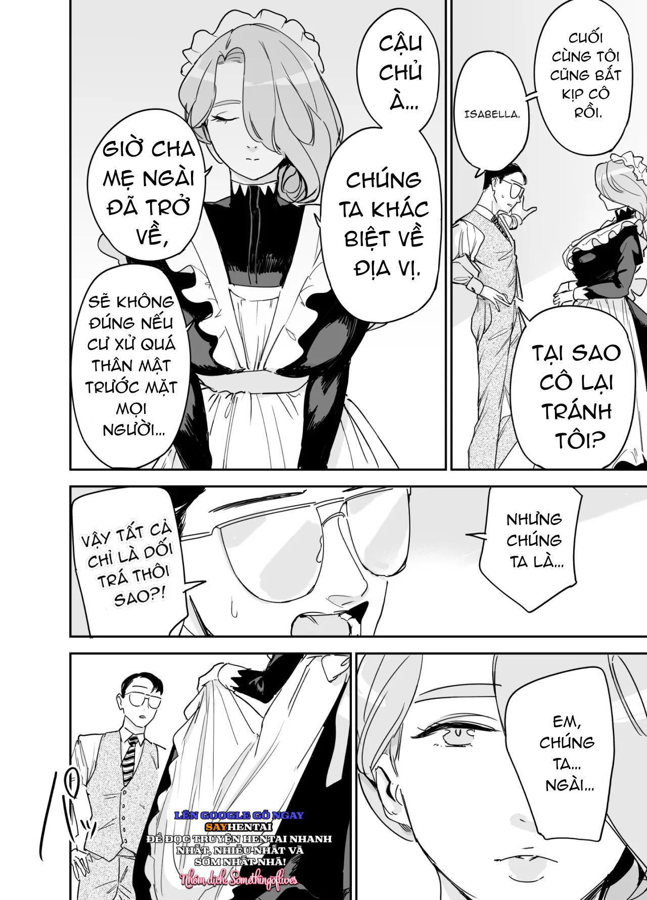 Lần đầu của cô bảo mẫu Isabella ~ Nếu cậu muốn, hãy thụ thai cho tôi nhé ~ - Trang 20