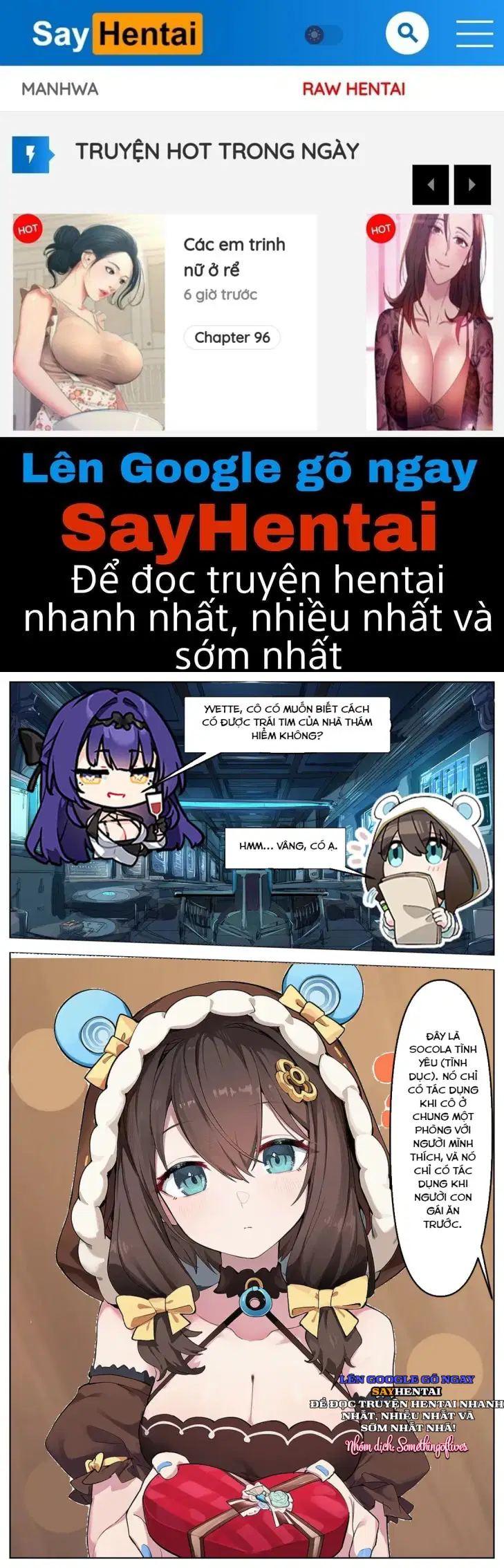 Một đêm cùng Yvette - Trang 1