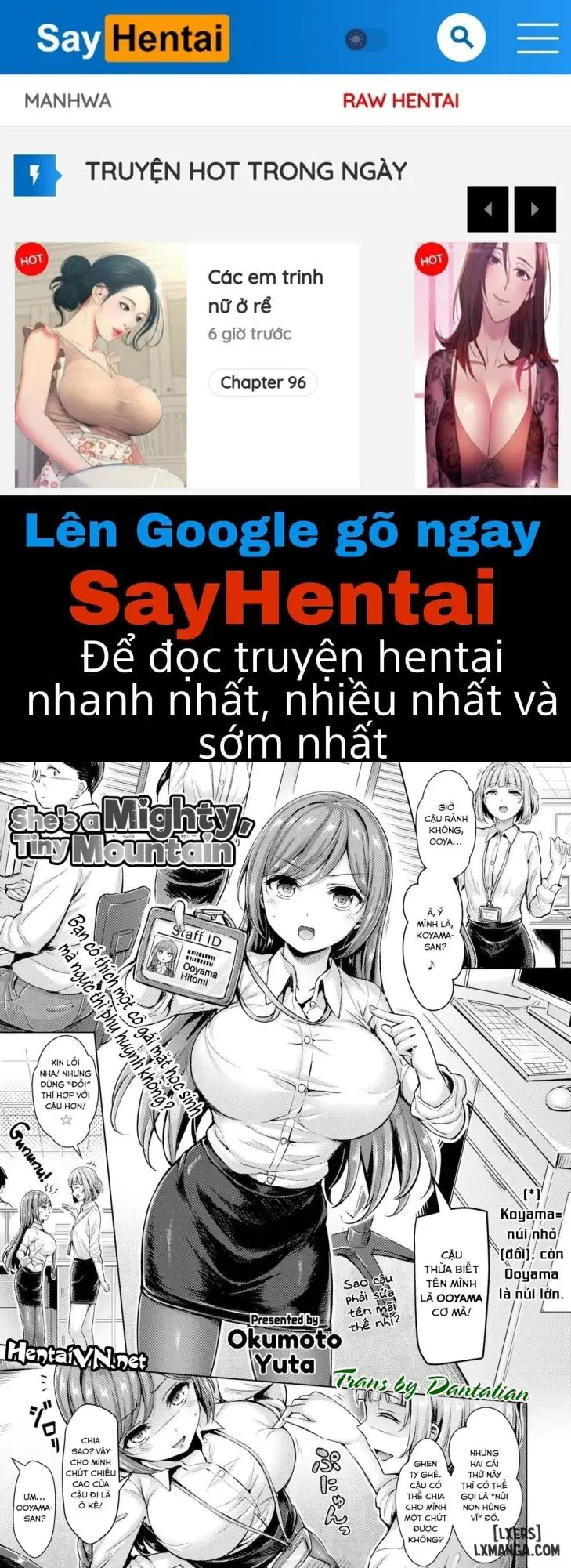 She’s a Mighty, Tiny Mountain - Trang 1