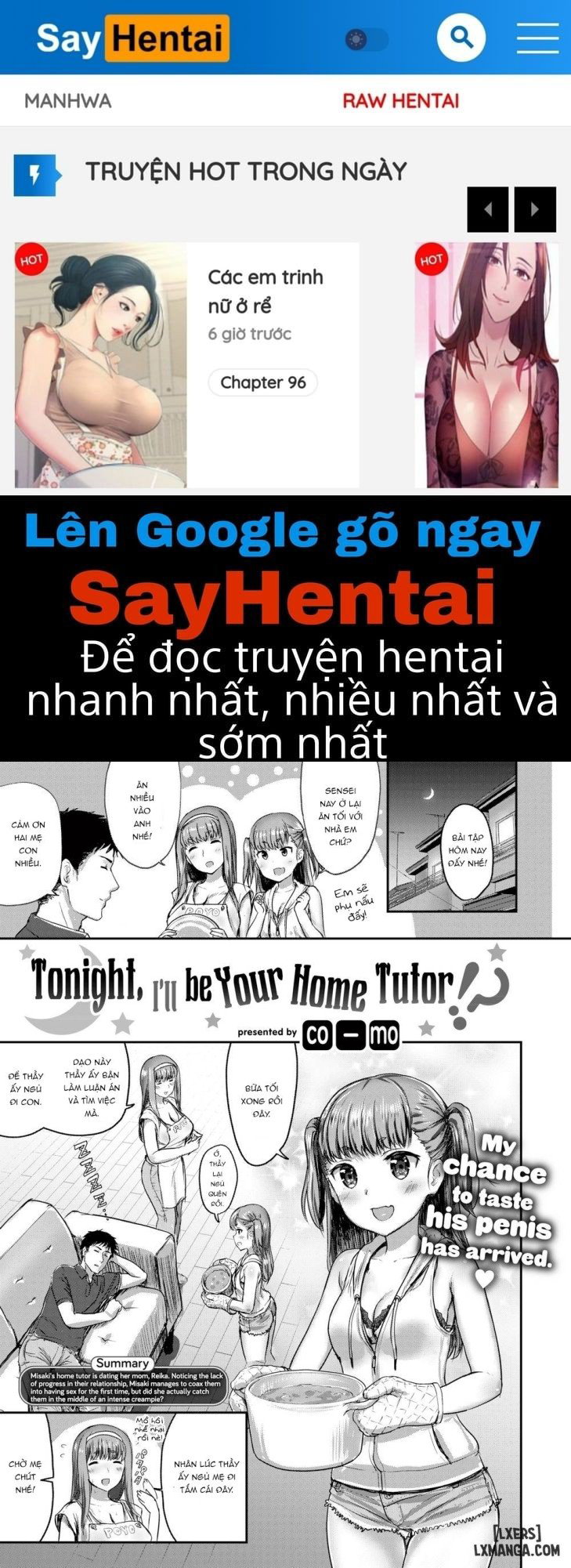 Tonight, I’ll be Your Home Tutor - Trang 1