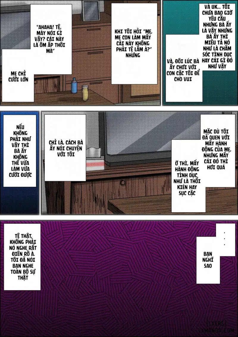 CÂU CHUYỆN VỀ LẦN TÔI ĐỤ VỚI BÀ MẸ THÔ TỤC, ĂN NÓI BỘC TRỰC VÀ MẠNH MẼ CỦA MÌNH - Trang 14