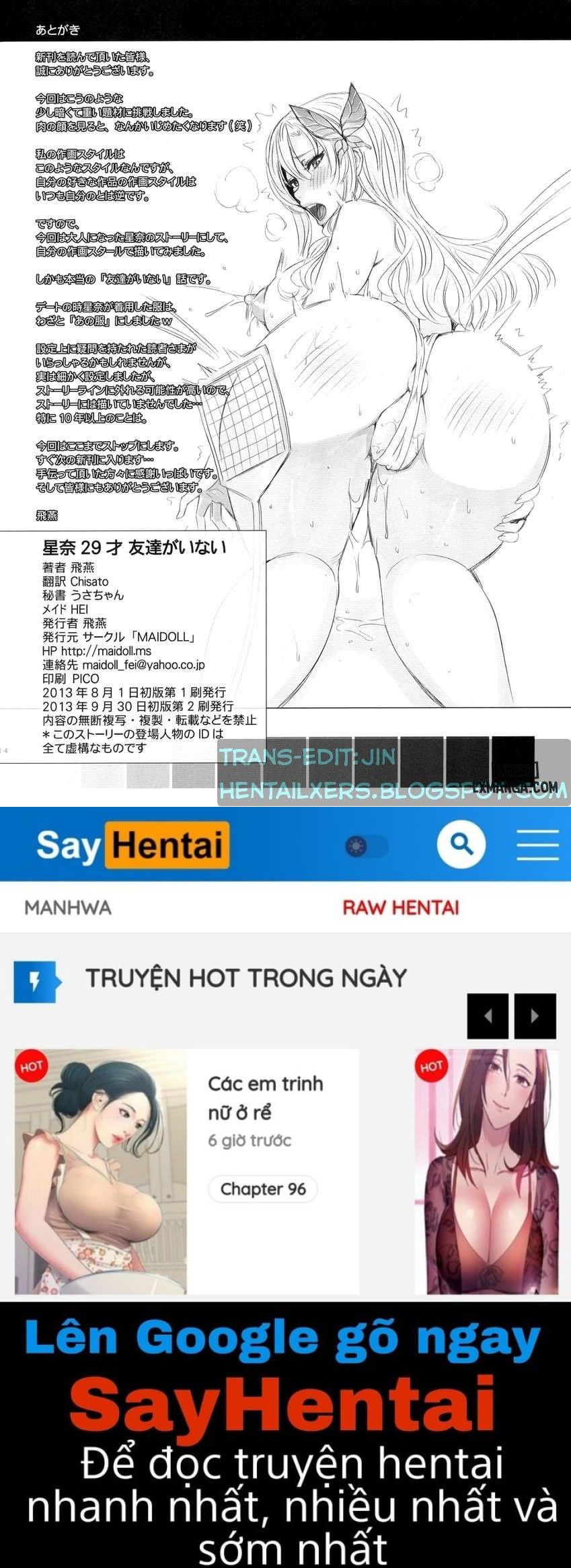 Sena 29sai Tomodachi ga Inai - Trang 33