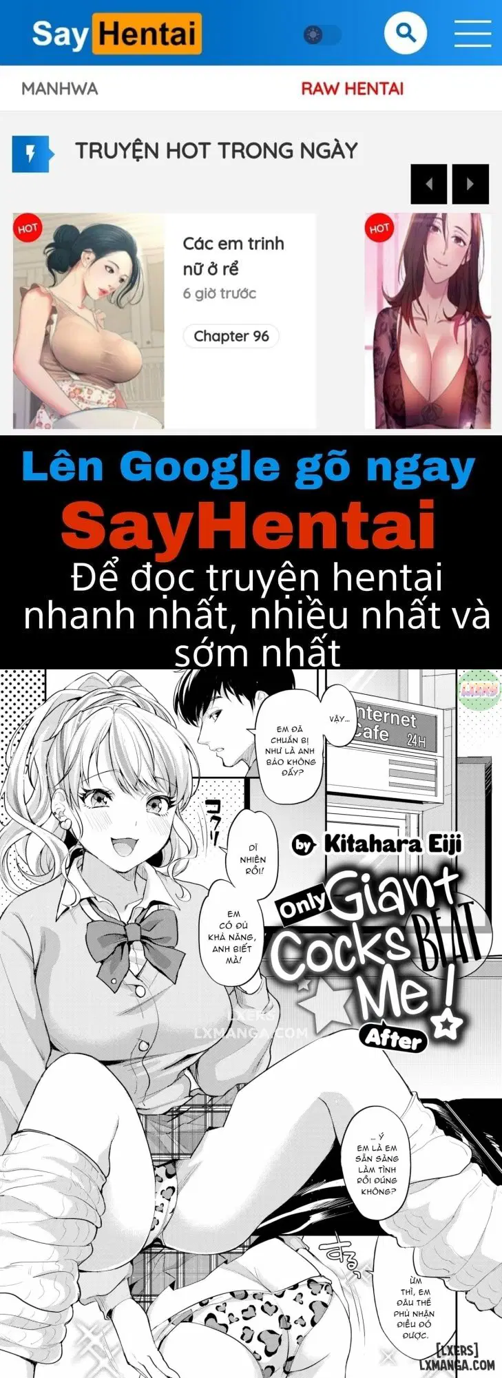 Only Giant Cocks Beat Me! - Trang 1