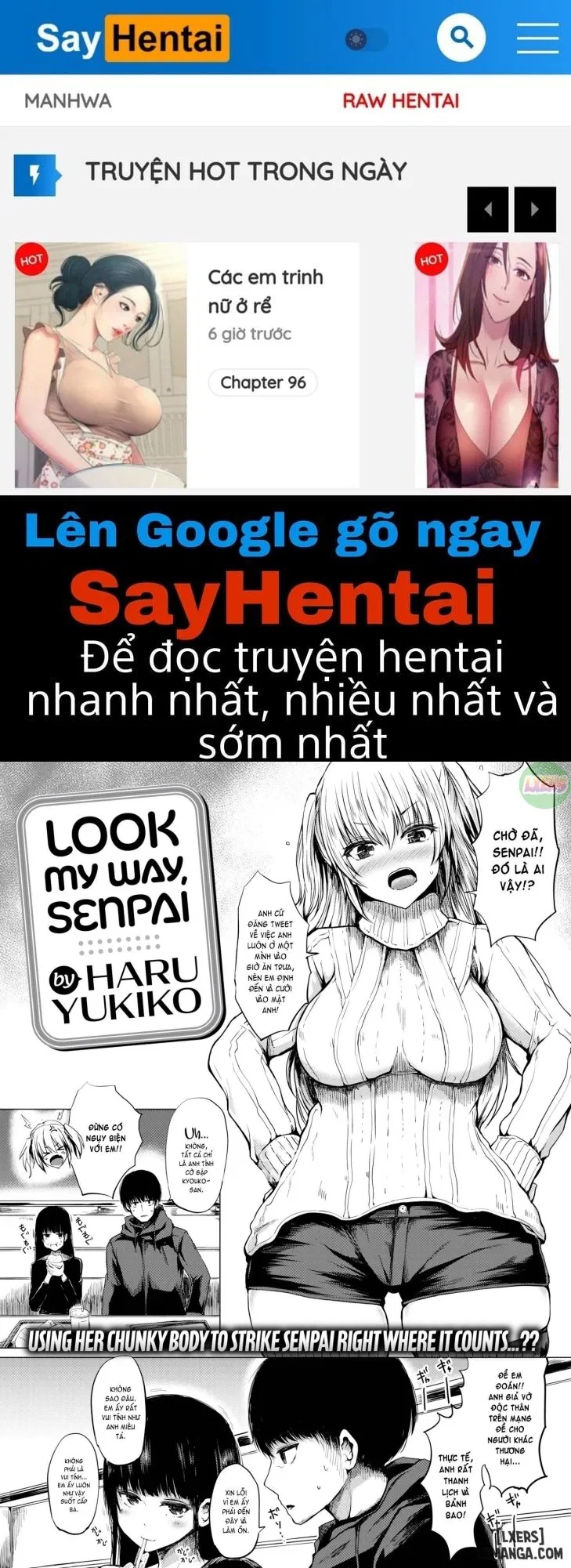 Look My Way, Senpai - Trang 1