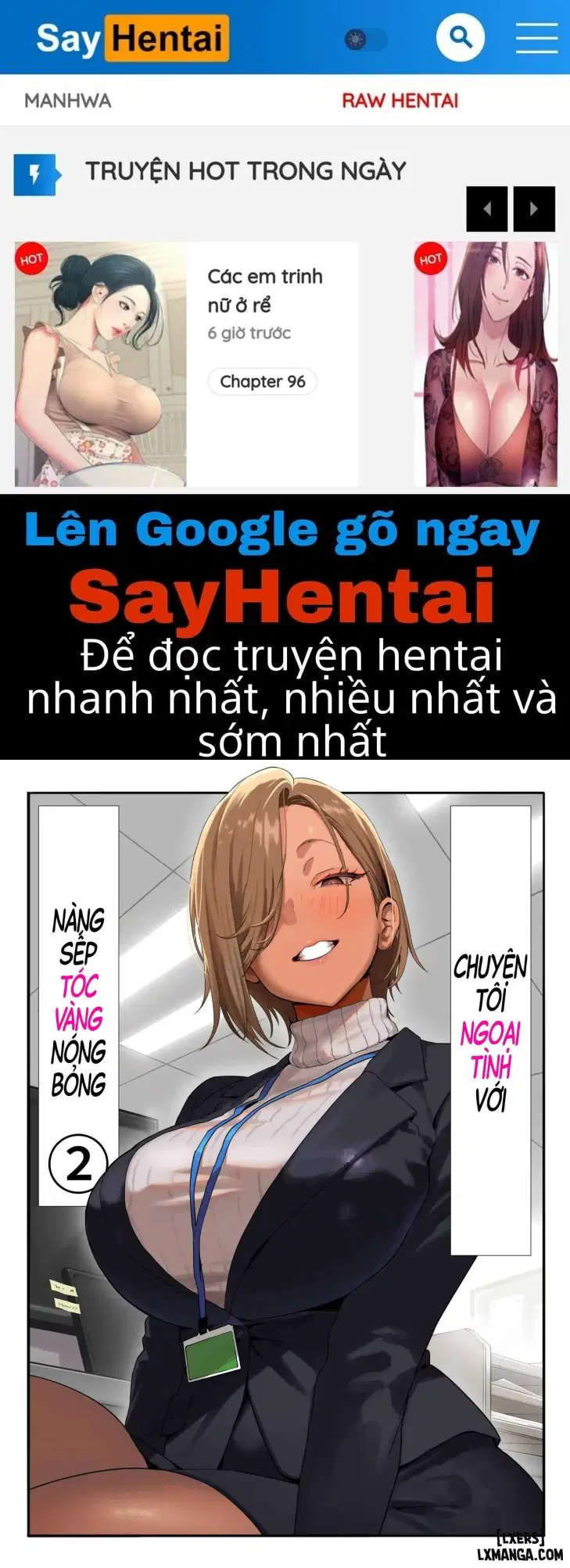 Chuyện Tôi Ngoại Tình Với Nàng Sếp Tóc Vàng Nóng Bỏng - Trang 1