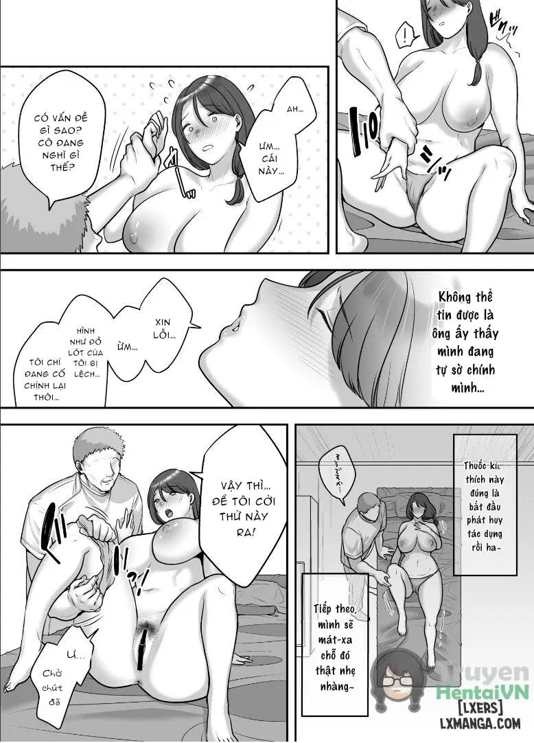 Less na Hitozuma ga Akutoku Massage ni Hamaru Riyuu - Trang 17