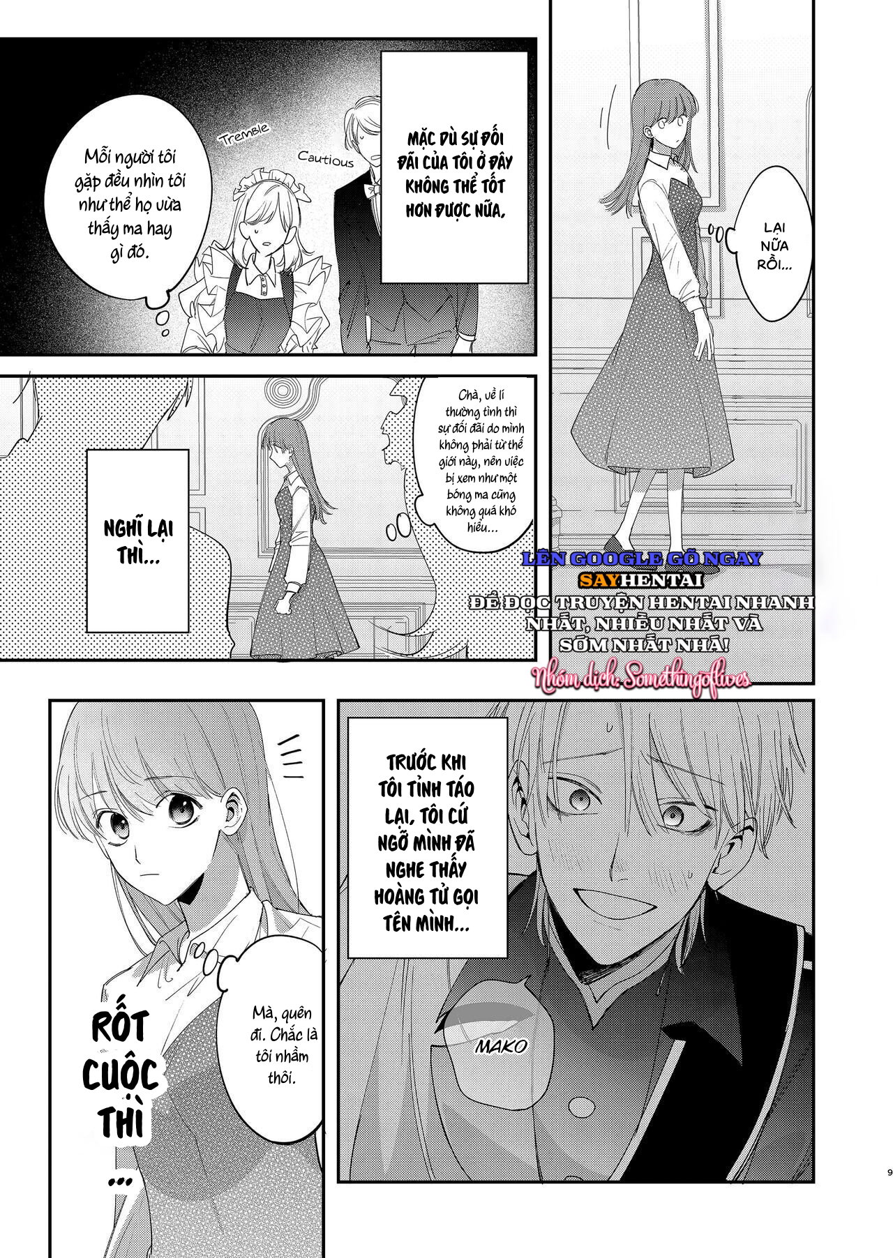 Hoàng tử Yandere sẽ không để tôi rời đi 1 - Trang 10