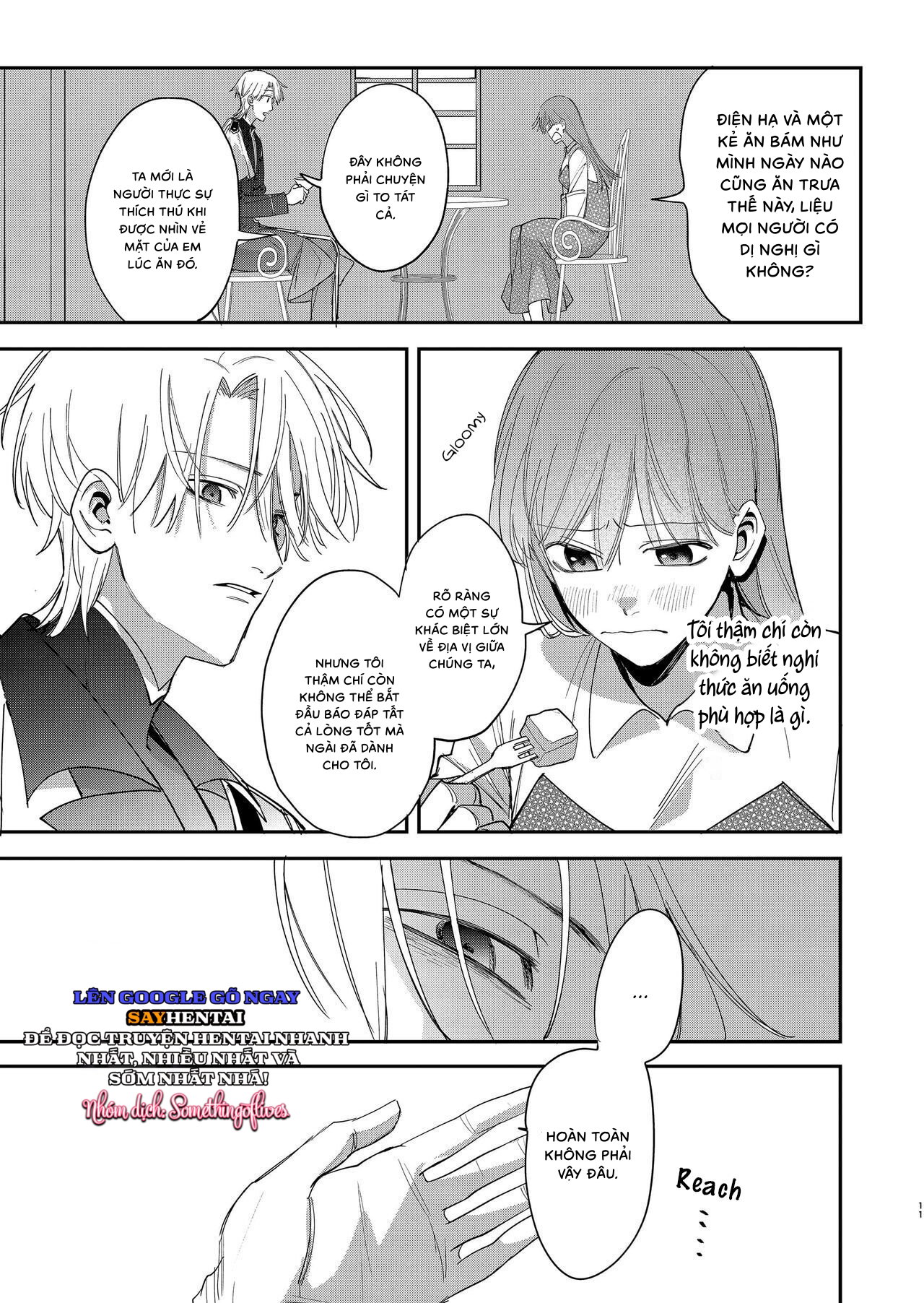 Hoàng tử Yandere sẽ không để tôi rời đi 1 - Trang 12