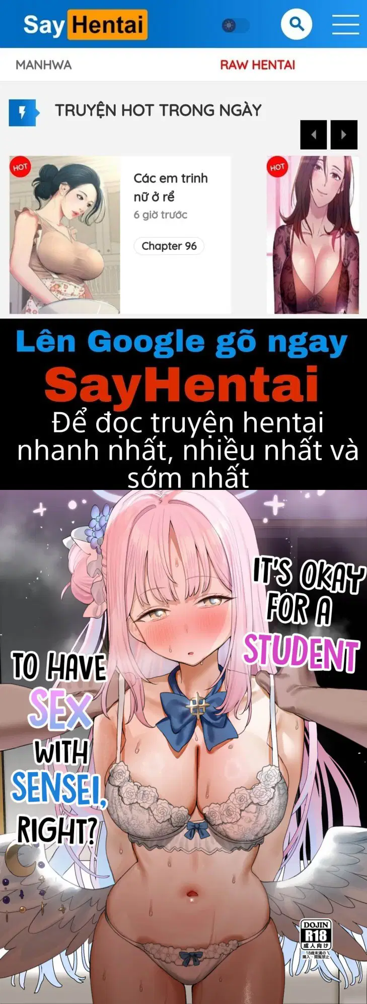 Thầy ơi, mình "làm chuyện ấy" cũng được mà, nhỉ? - Trang 1