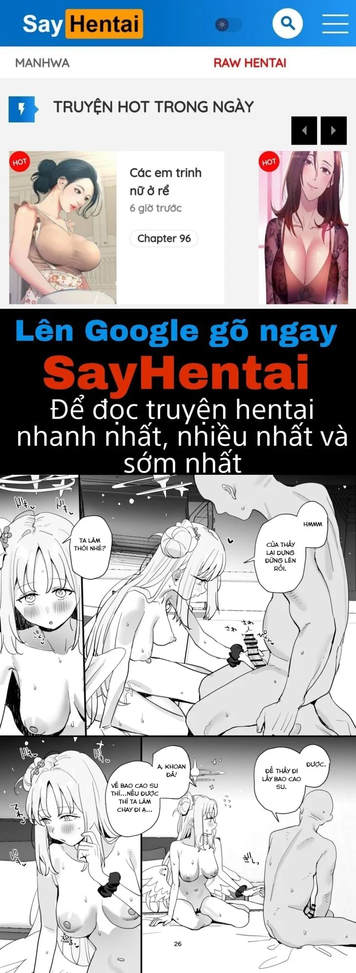 Thầy ơi, mình "làm chuyện ấy" cũng được mà, nhỉ? - Trang 1