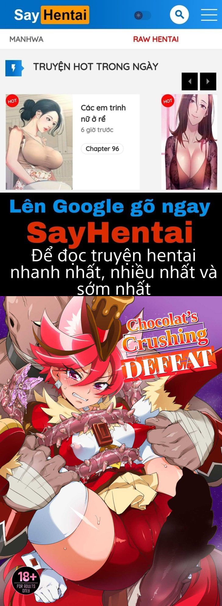 Thất bại thảm hại của chocolat - Trang 1