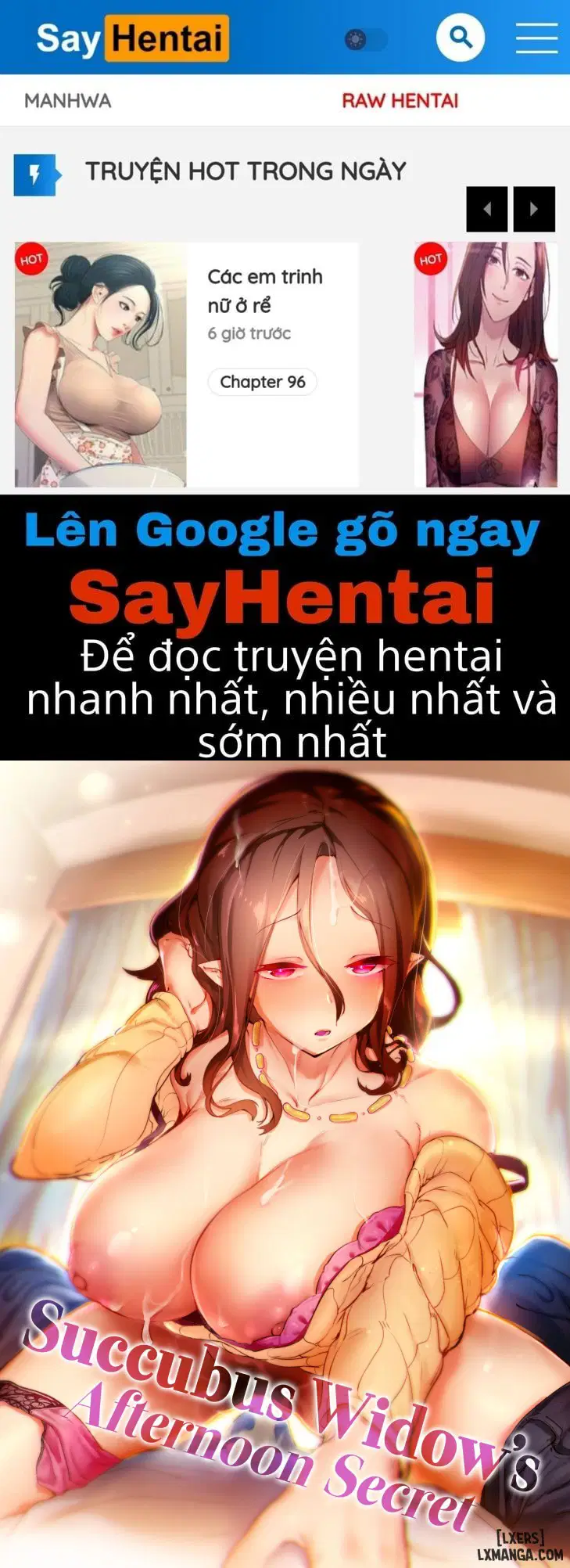 Succubus Widow's Afternoon Secret - Trang 1