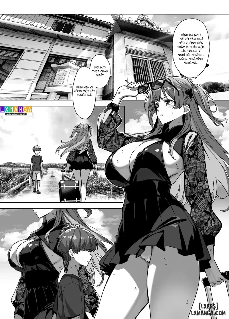 Natsu to Inaka to Yuuwaku shite kuru Dekkai Oshiego 3 + C106 Bonus Book - Trang 2