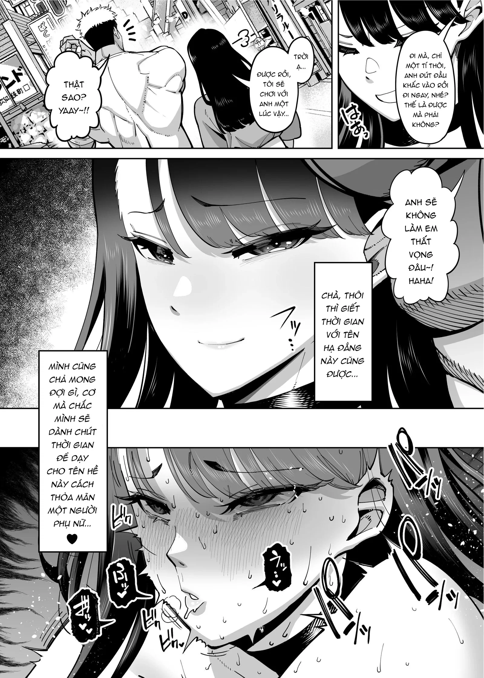 Cậu chuyện về một cô nàng học bá bị địt bởi một thằng cơ bắp - Trang 12