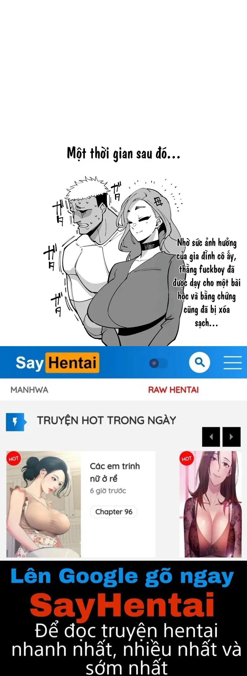 Cậu chuyện về một cô nàng học bá bị địt bởi một thằng cơ bắp - Trang 22