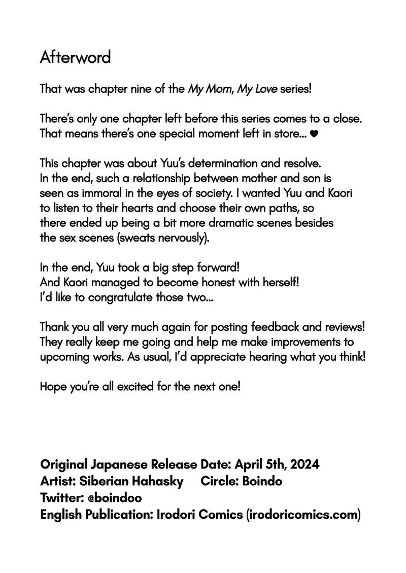 Mẹ tôi, tình yêu của tôi 9 - Trang 18