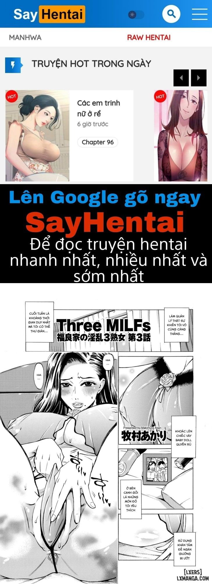 Three Milfs - Trang 1
