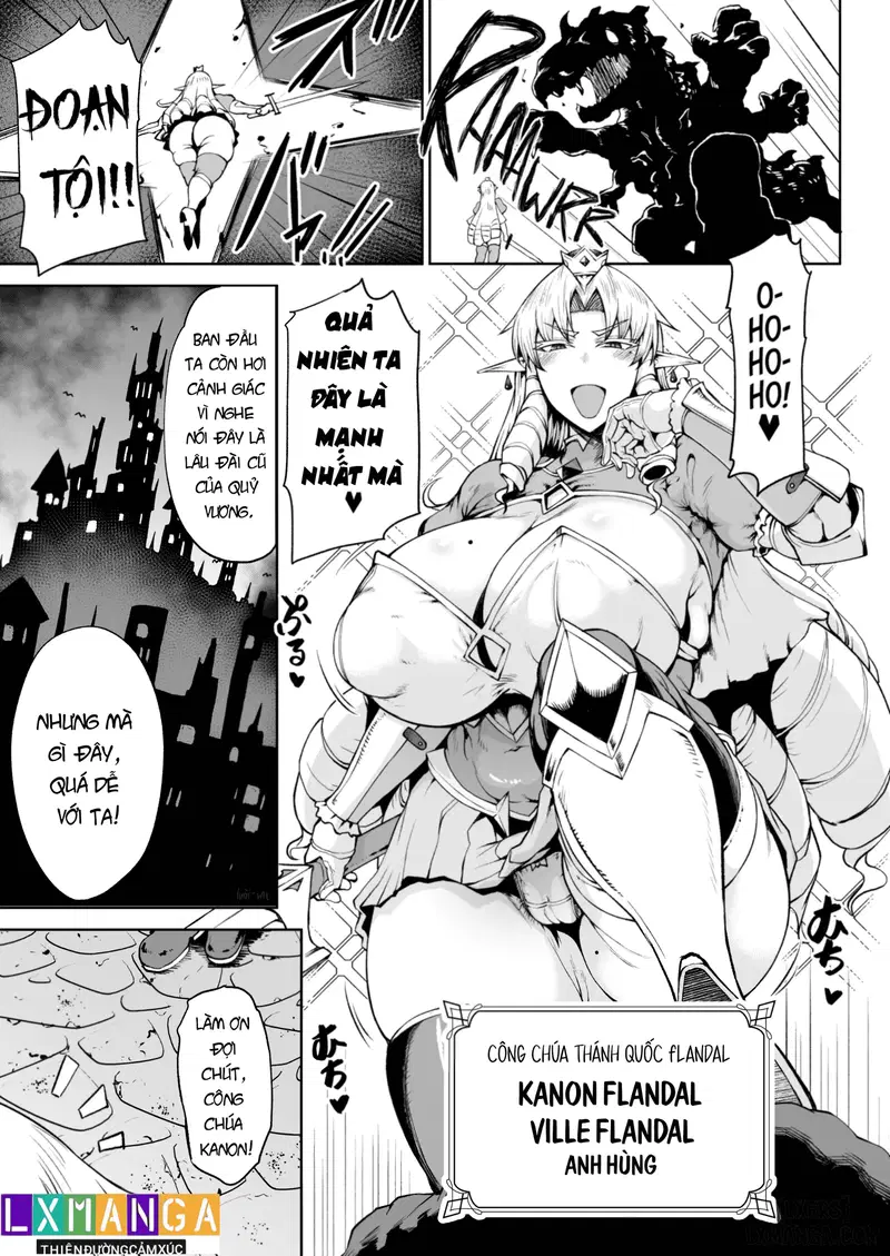 Ouken Sandatsu ~Ochinpo Ippon De Oukoku Houkai Oukyuu Wa Chinpo No Yuenchi~ - Trang 2