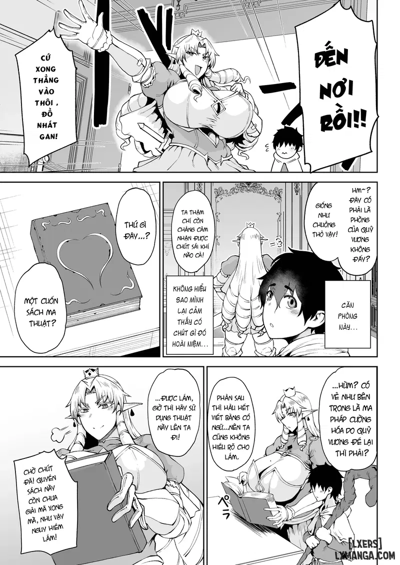 Ouken Sandatsu ~Ochinpo Ippon De Oukoku Houkai Oukyuu Wa Chinpo No Yuenchi~ - Trang 4