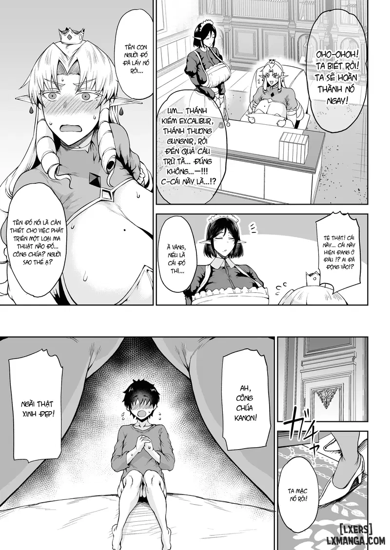 Ouken Sandatsu ~Ochinpo Ippon De Oukoku Houkai Oukyuu Wa Chinpo No Yuenchi~ - Trang 28