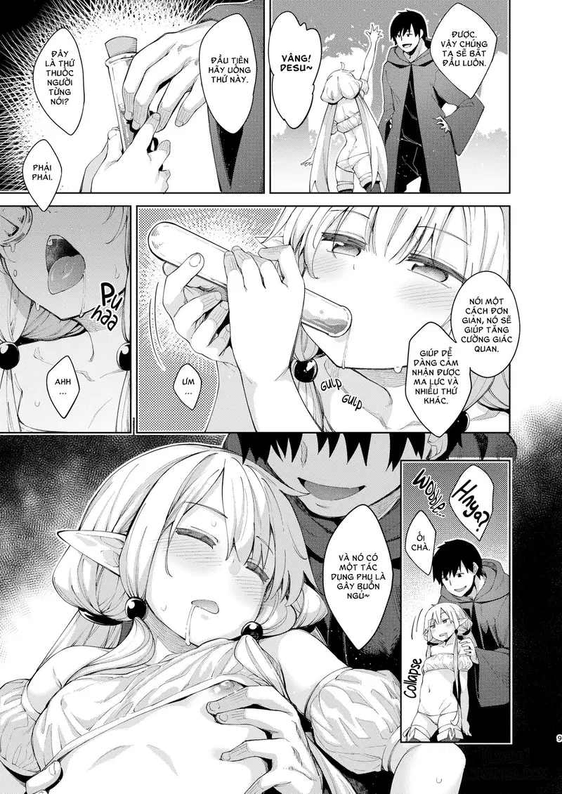 Đã đến thế giới khác thì tôi nghĩ mình cũng nên dùng ma thuật để làm mấy trò biến thái chứ nhỉ - Trang 8