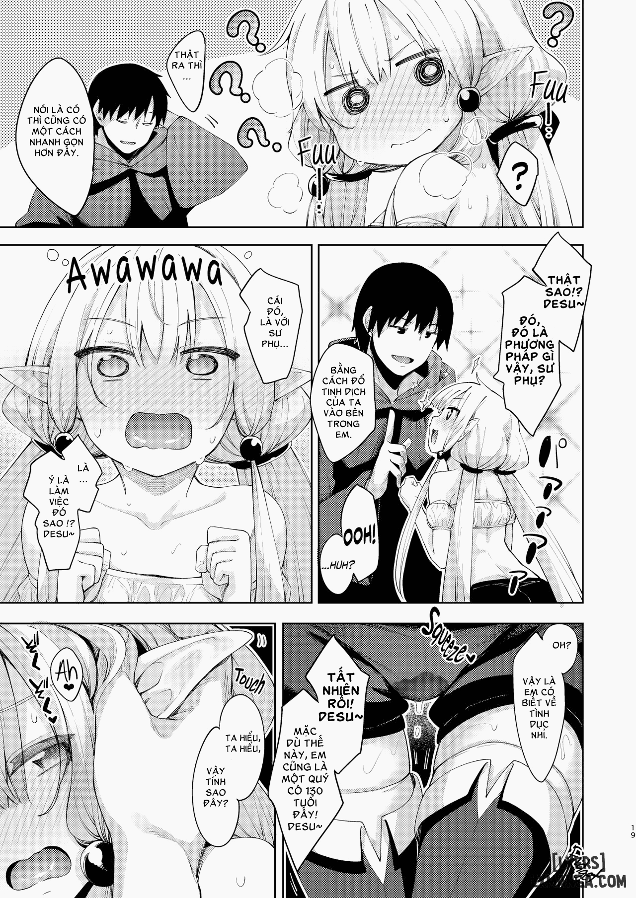 Đã đến thế giới khác thì tôi nghĩ mình cũng nên dùng ma thuật để làm mấy trò biến thái chứ nhỉ - Trang 18