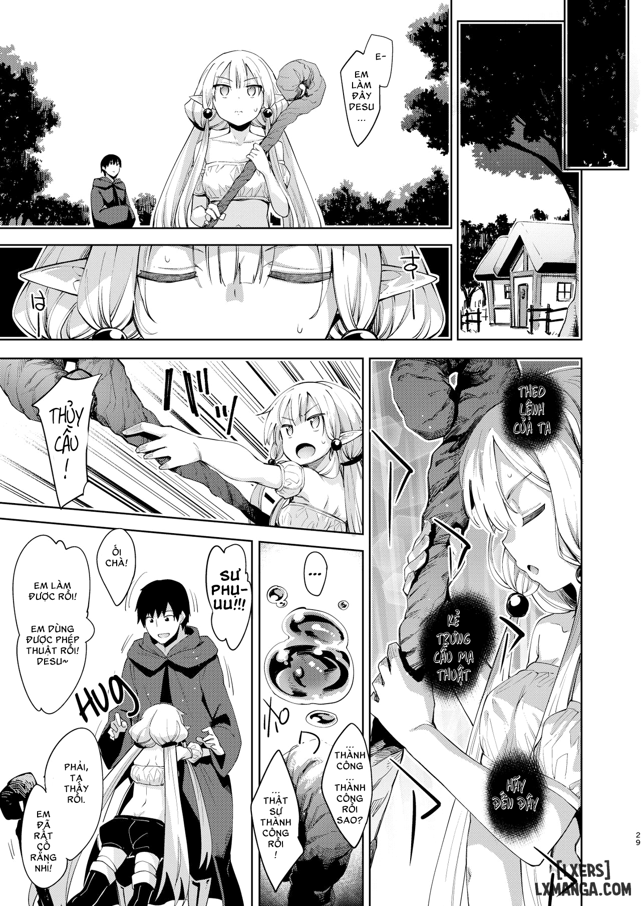 Đã đến thế giới khác thì tôi nghĩ mình cũng nên dùng ma thuật để làm mấy trò biến thái chứ nhỉ - Trang 28