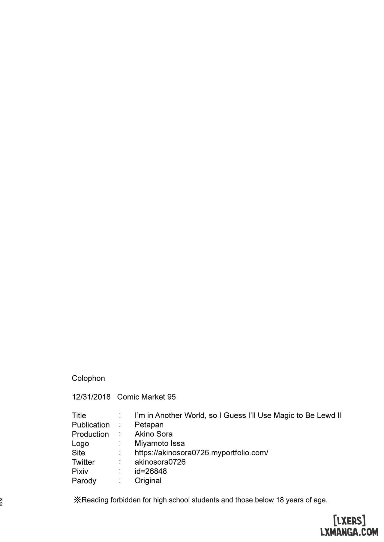 Đã đến thế giới khác thì tôi nghĩ mình cũng nên dùng ma thuật để làm mấy trò biến thái chứ nhỉ - Trang 31