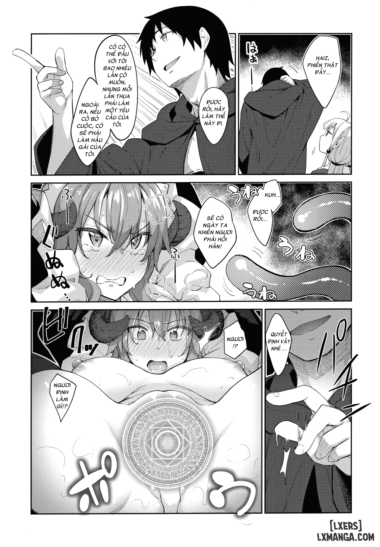 Đã đến thế giới khác thì tôi nghĩ mình cũng nên dùng ma thuật để làm mấy trò biến thái chứ nhỉ - Trang 8