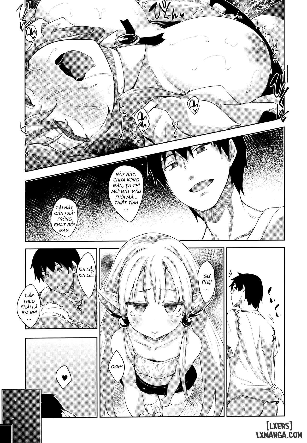 Đã đến thế giới khác thì tôi nghĩ mình cũng nên dùng ma thuật để làm mấy trò biến thái chứ nhỉ - Trang 33