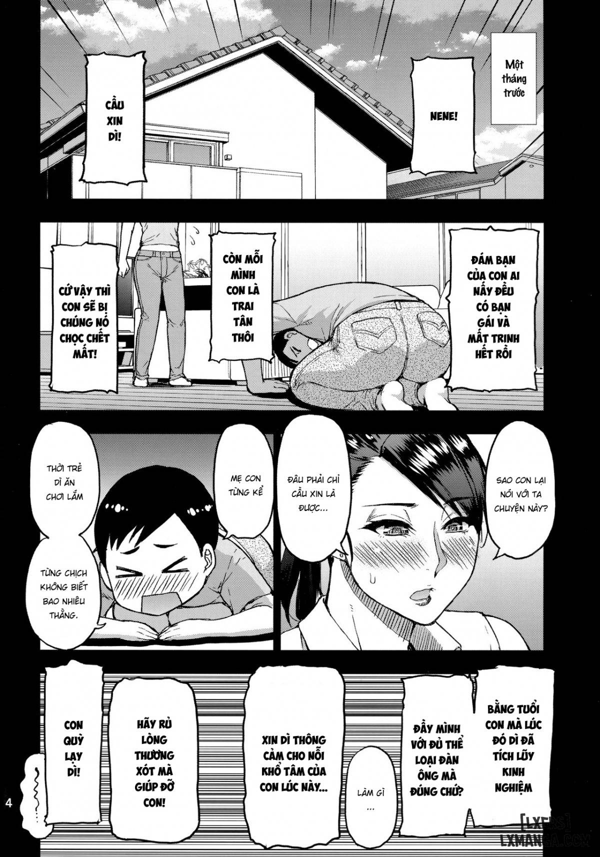 Motoyan Hitozuma Jukujo no Oba-san ni Seishori o Onegai shita - Trang 3