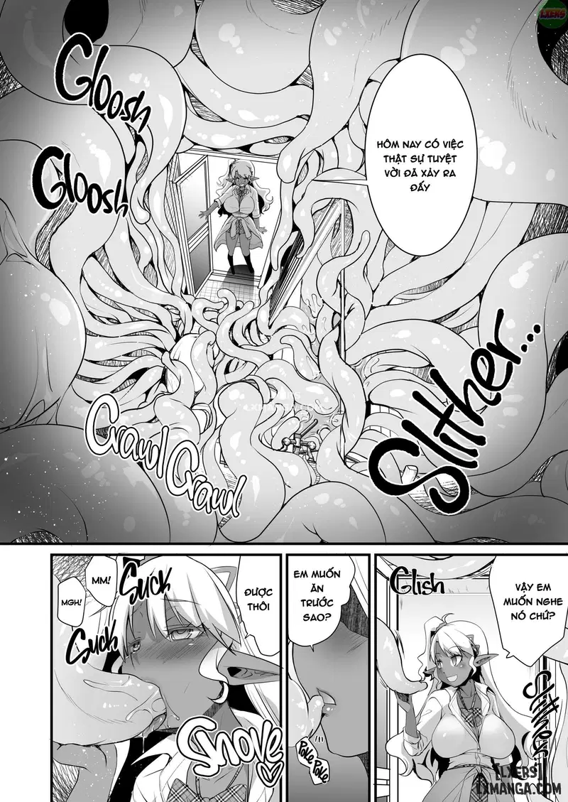 Dark Elf Schoolgirl Raises Tentacles - Trang 11