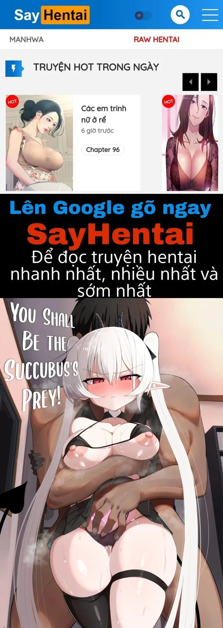 Hãy Trở Thành Con Mồi Của Ác Quỷ Dâm Dục! - Trang 1