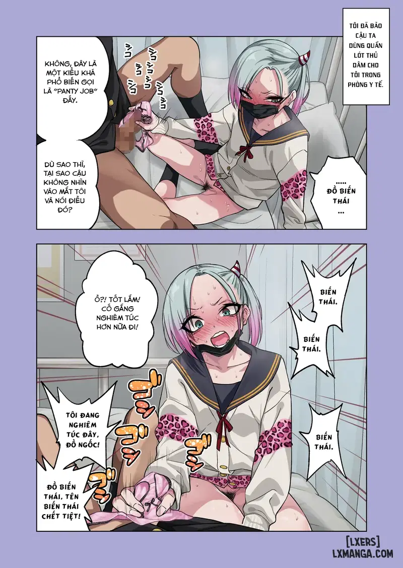 If you play with the tsun tsun Yanke A-chan's weak nipples, she'll do anything you want 3 - Trang 19