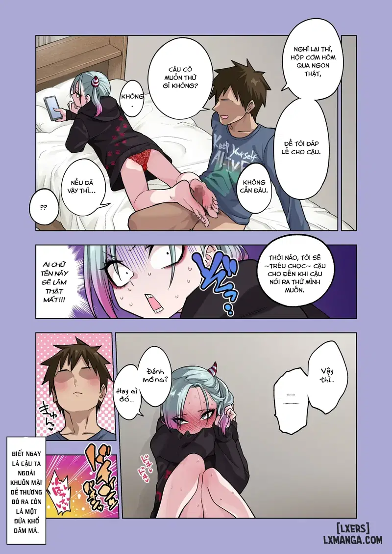 If you play with the tsun tsun Yanke A-chan's weak nipples, she'll do anything you want 3 - Trang 26