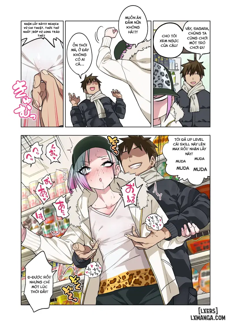 If you play with the tsun tsun Yanke A-chan's weak nipples, she'll do anything you want 3 - Trang 36