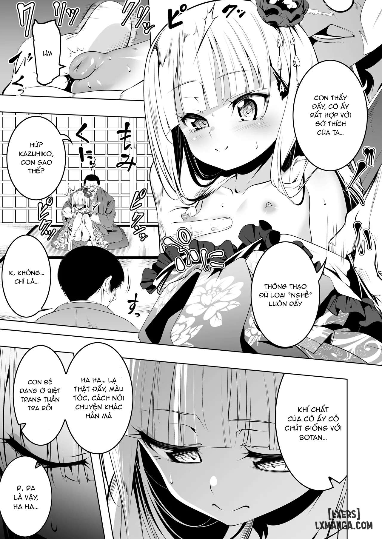 Koushoku no Chuugi Kunoichi Botan San 1 - Trang 4