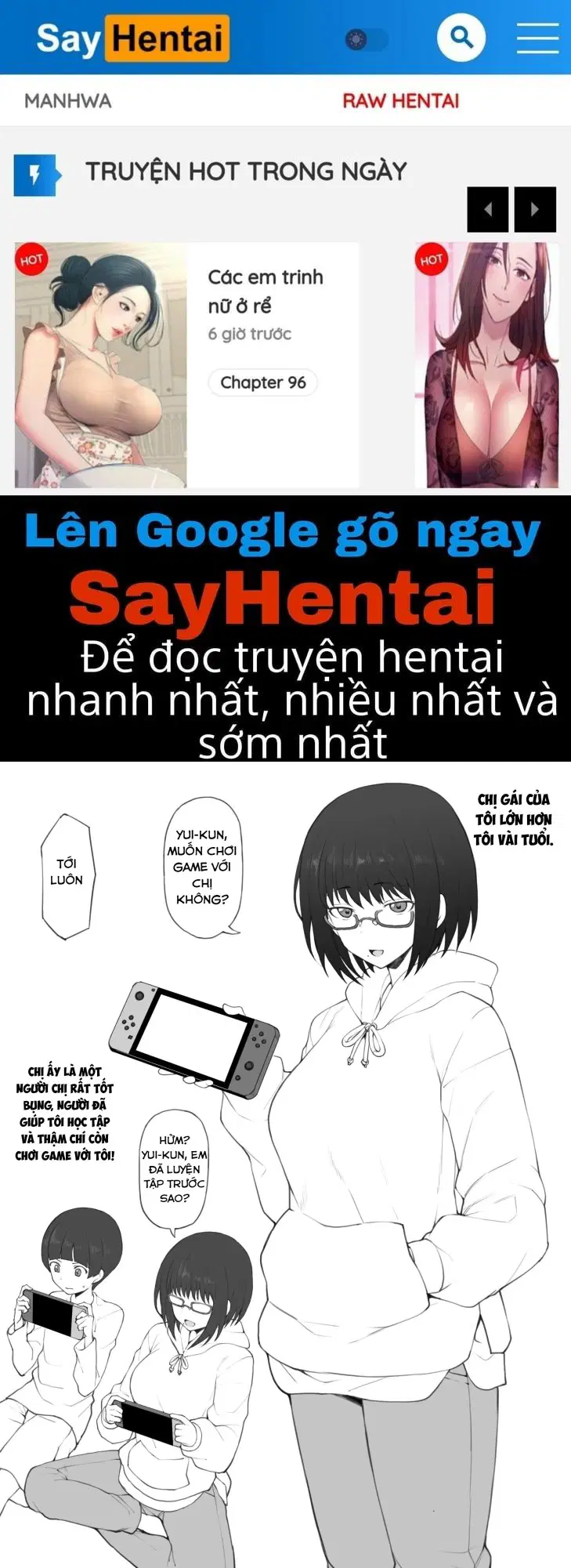 Trong máy tính mà chị gái cho tôi mượn - Trang 1