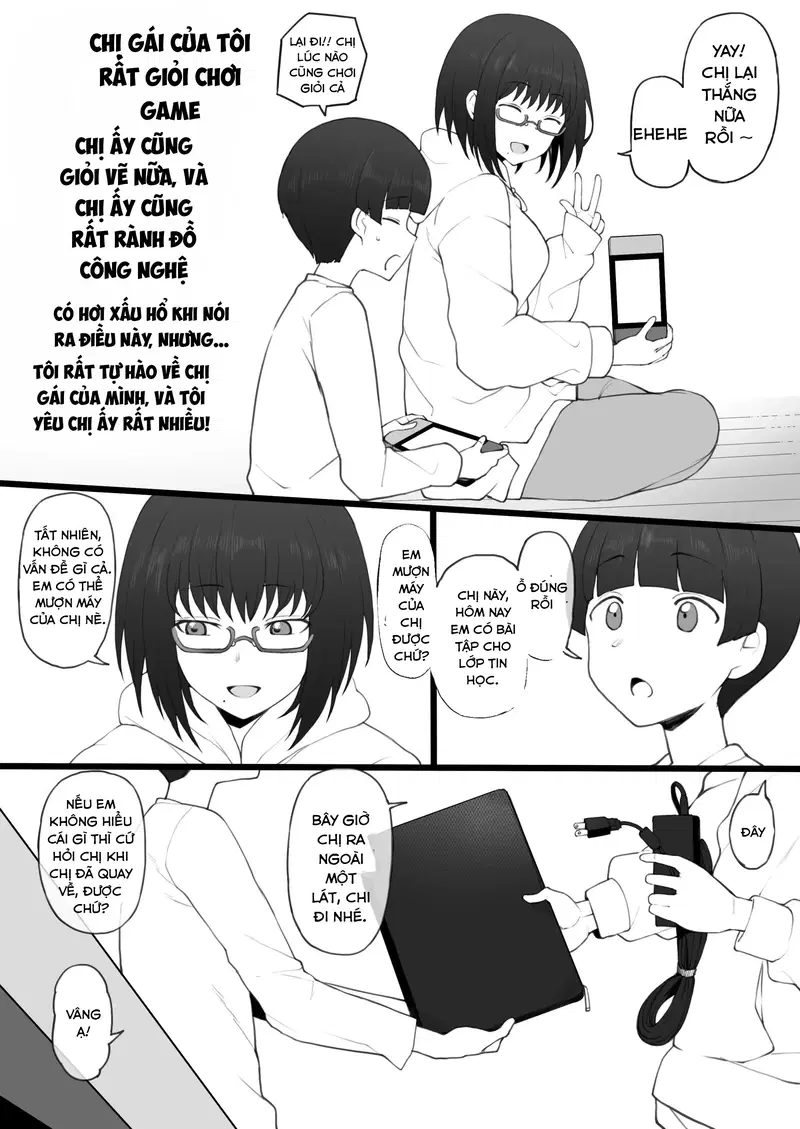 Trong máy tính mà chị gái cho tôi mượn - Trang 2