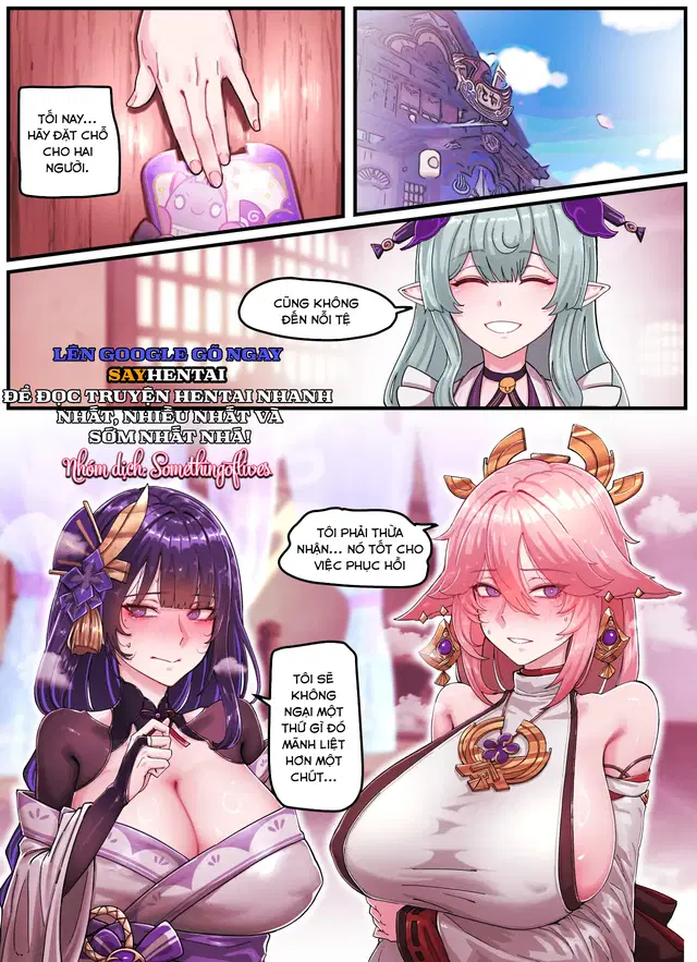 Teyvat gravure phần 09_ raiden và miko - Trang 18