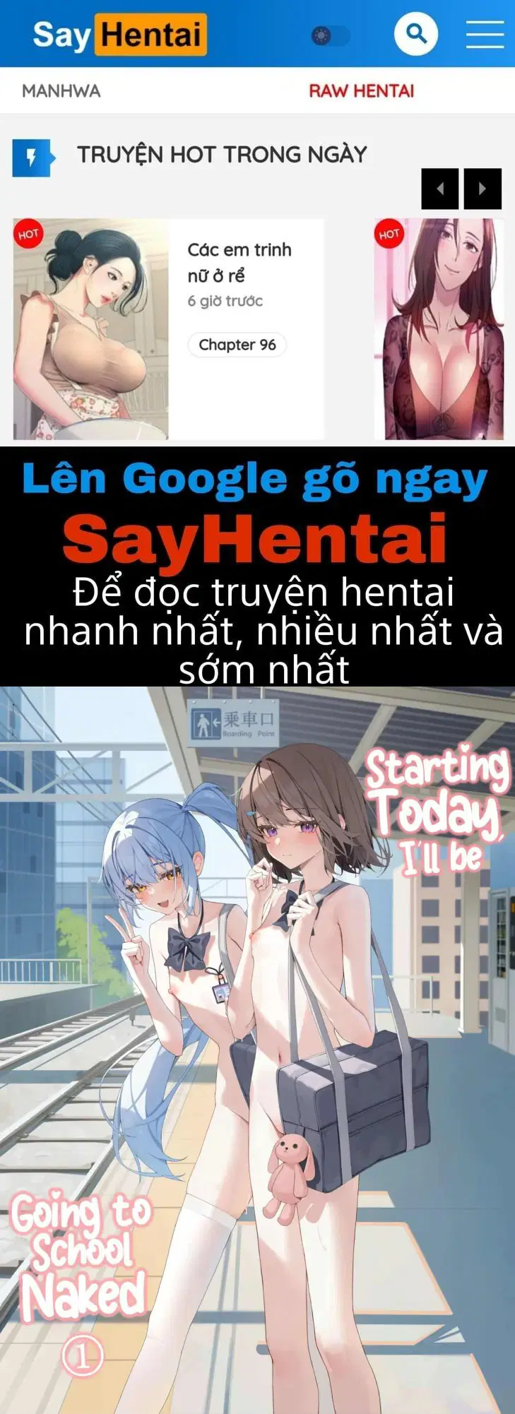 Từ Hôm Nay Đi Học Khỏa Thân ① - Trang 1