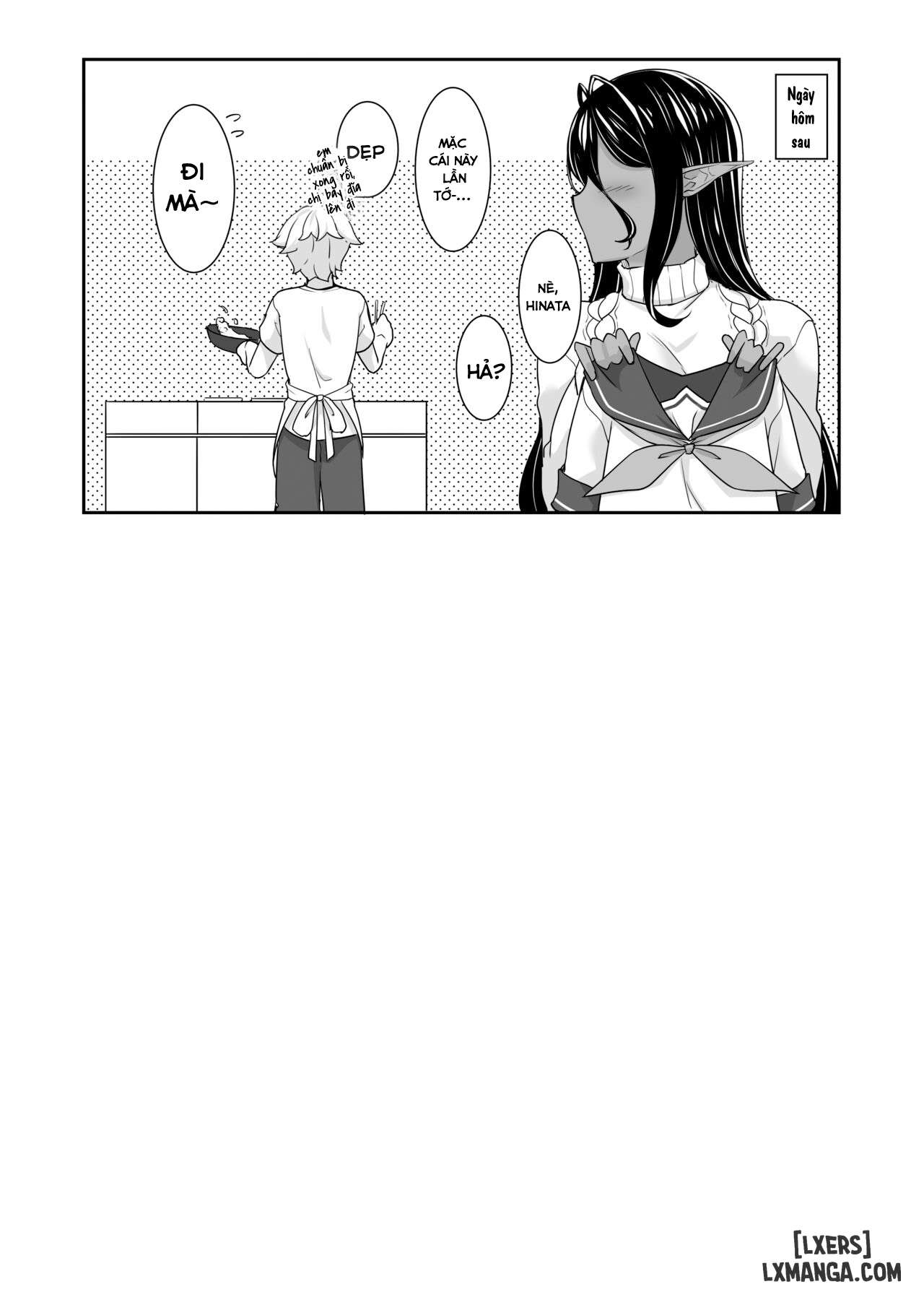 Chotto dake Ai ga Omoi Dark Elf ga Isekai kara Oikakete Kita 4 - Trang 35