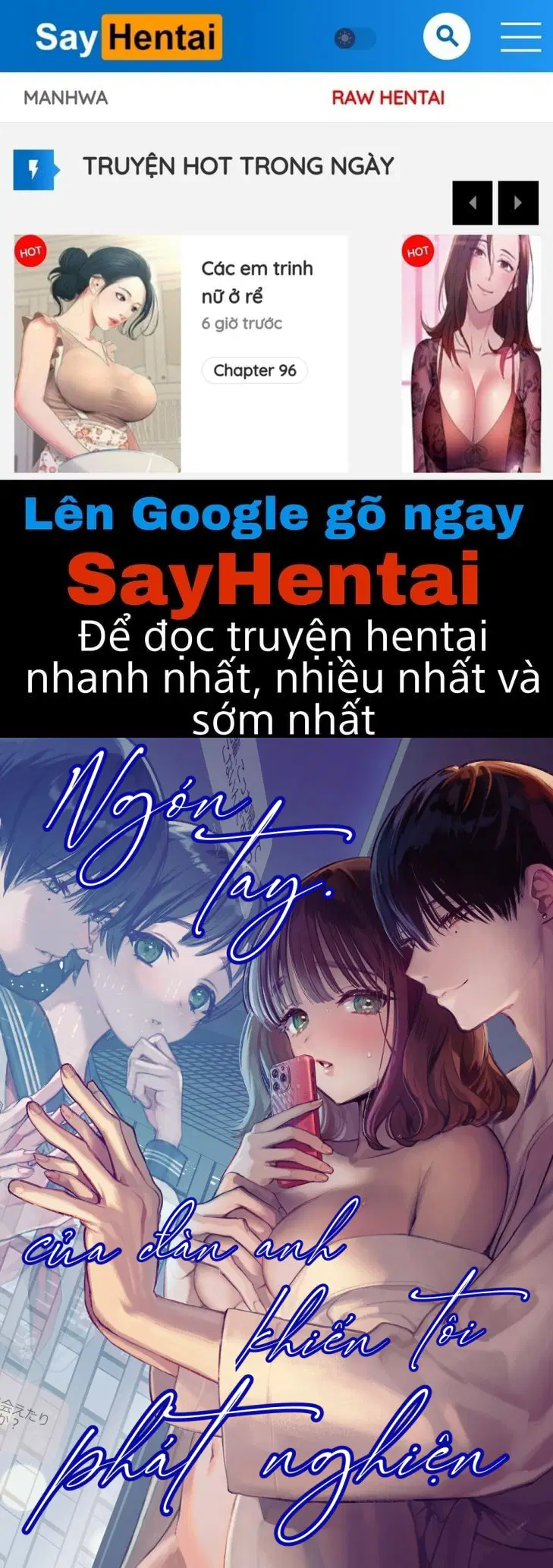 Ngón tay của đàn anh làm tôi phát nghiện - Trang 1