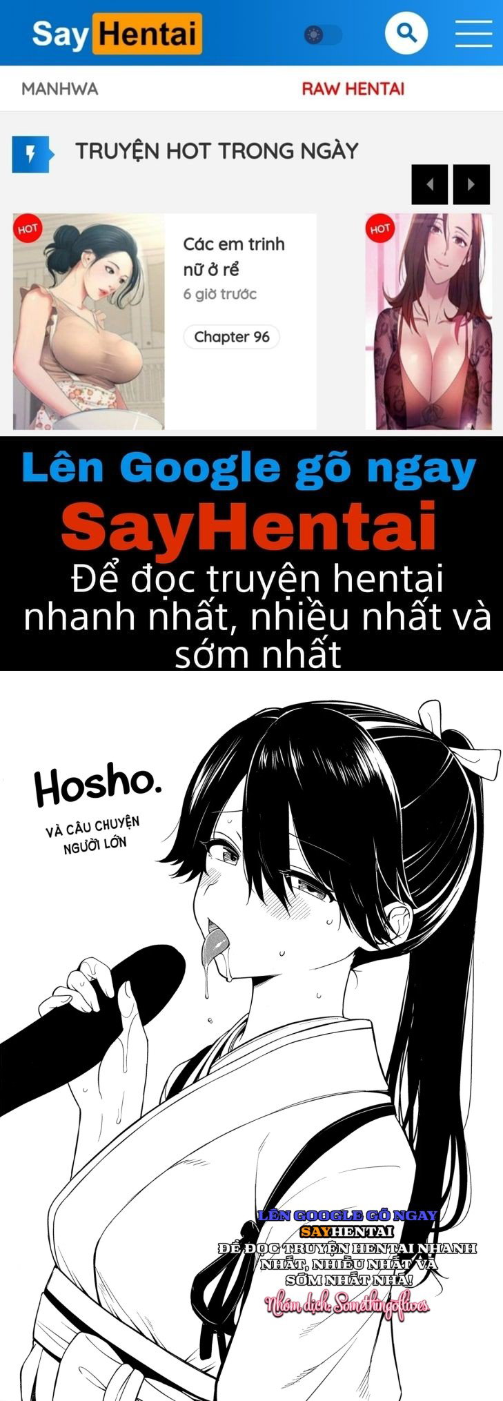 Hosho và câu chuyện người lớn - Trang 1