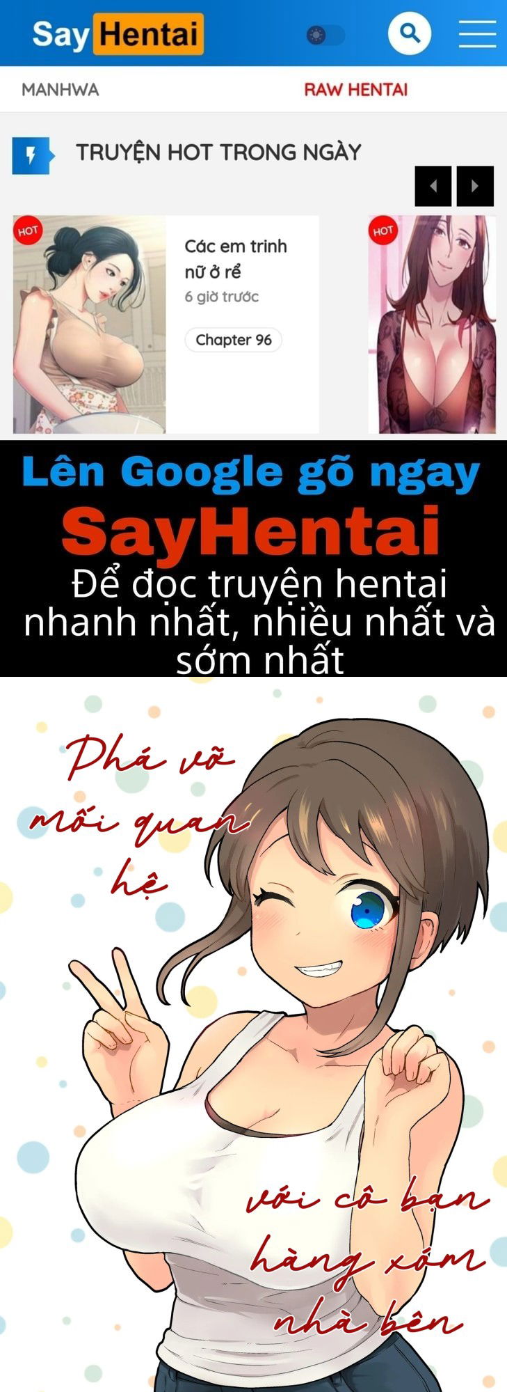 Phá vỡ mối quan hệ với cô bạn hàng xóm nhà bên - Trang 1