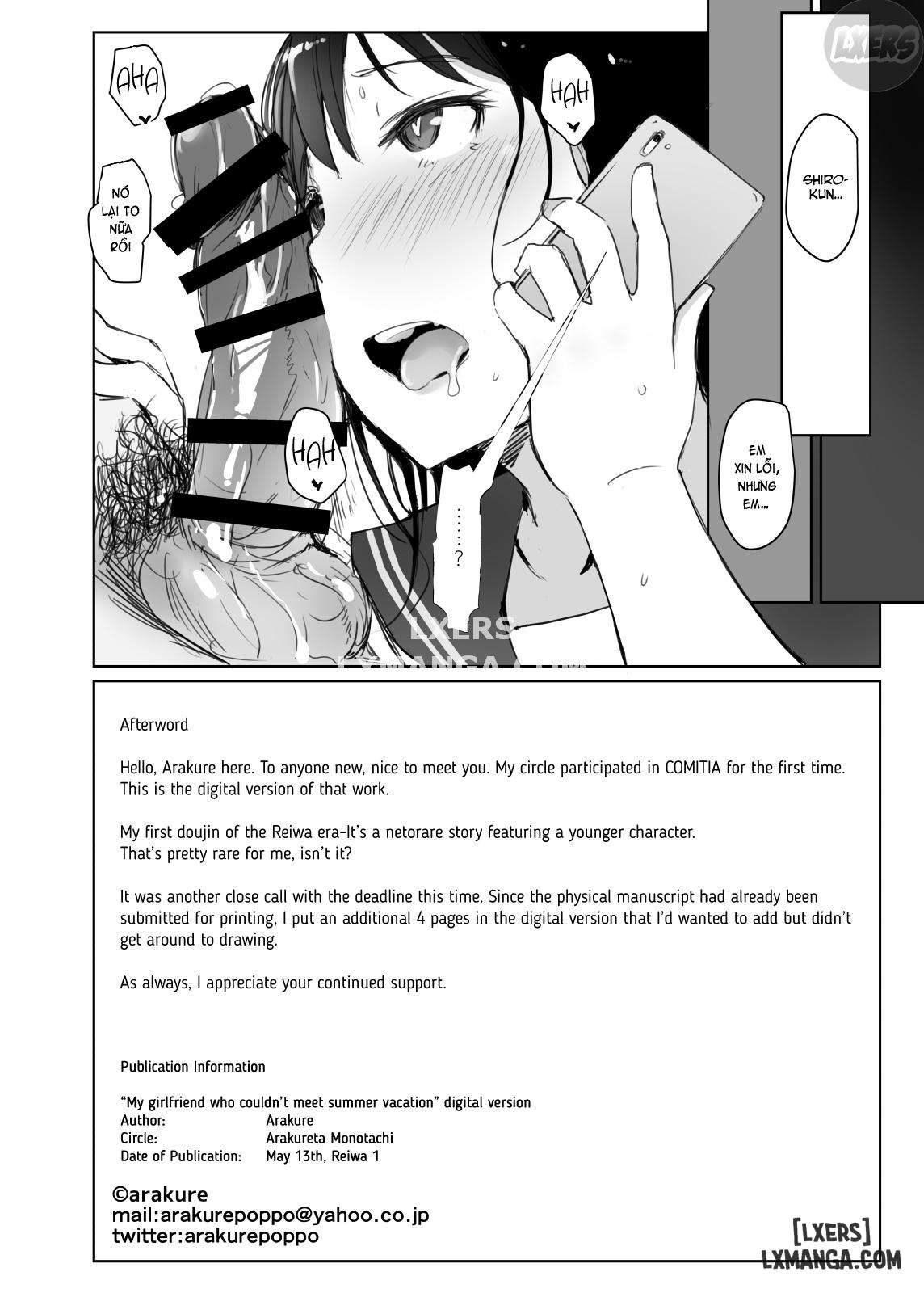 Natsuyasumi ni Aenakatta Boku no Kanojo wa - Trang 29