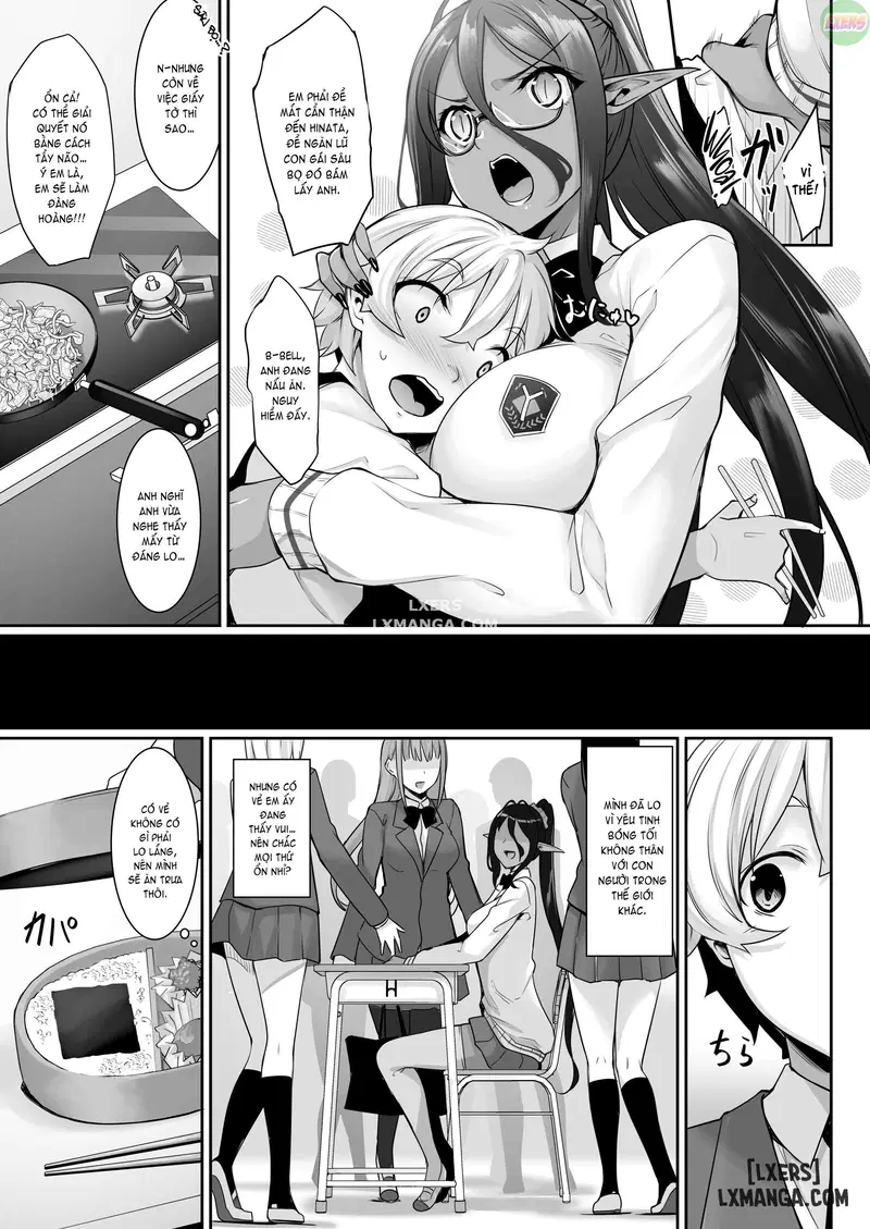 Chotto dake Ai ga Omoi Dark Elf ga Isekai kara Oikakete Kita 1 - Trang 7